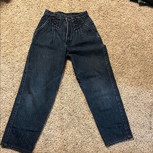 Vintage High-Waisted Denim Jeans Rocky Mountains